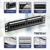 TRENDnet TC-P12C6 - 10/100/1000Base-T(X) - Gigabit Ethernet - RJ-45 - Cat6 - Juodas - CE - FCC