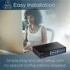 Šakotuvas TRENDNET 16 prievadų Gigabit Desktop Switch / w metalinis dėklas