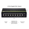 Šakotuvas TRENDnet Switch 8 Port Gbit PoE+ 61W Metall