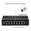 Šakotuvas TRENDnet Switch 8 Port Gbit PoE+ 61W Metall