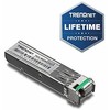 Šakotuvas Modulis SFP TRENDnet TRENDnet MINI-GBIC DVIGUBAS BANGĖS ILGIO / VIENO REŽIMO LC MODULIS 1550(20KM) IN