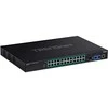 Šakotuvas TRENDnet 26-Port Industr. Gigabit L2 valdomas PoE+ stovo laikiklis