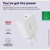 Adapteris Lādētājs Trust Maxo 45W USB-C Charger Baltas