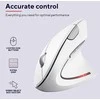 Trust Verto Vertical Ergonomic belaidė pelė baltas (25132)