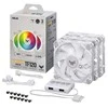 Aušintuvas ASUS TUF Gaming TF120 ARGB, baltas, 3 vnt.