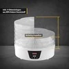 FIRSTAUSTRIA TZS First Austria Food DehydratOr, 380W Max, 5 Round Layer, Digital Timer+Temp FA-5126-8
