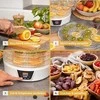 FIRSTAUSTRIA TZS First Austria Food DehydratOr, 380W Max, 5 Round Layer, Digital Timer+Temp FA-5126-8