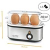 TZS First Austria Egg Boiler, Stainless Steel, 210W, Buzzer, 3 Eggs FA-5115-2