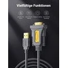 UGREEN USB į RS232 nuoseklusis kabelis USB serijinis DB9