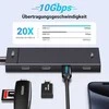 Ugreen Šakotuvas USB-C 4 prievadų (USB-C 3.2 Gen2) 30cm, juodas