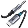 UGREEN CM450 USB-C - AUX 3.5mm laidas 1m juodas