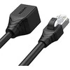 UNITEK Cat 6 STP 8P8C RJ45 Ethernet ilgintuvas M/F 3m C1896BK-3M
