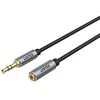 UNITEK Y-C932ABK Unitek Cable mini lizdas 3,5 mm (M) - 3,5 mm (F) Y-C932ABK