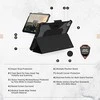Urban Armor Gear UAG Plyo, juodas/ice - iPad Air 10.9" (2022/2020)/iPad Pro 11" (2022/2021/2020/2018)