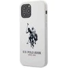 Dėklas „Us Polo Assn US Polo“ USHCP12MSLHRWH „Apple iPhone 12/12 Pro 6,1“ baltos spalvos silikoninė kolekcija