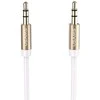 USAMS Adapteris audio jack 3,5m - 3,5m 1mbaltos spalvos YP102 (YP-01)