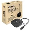Club 3D CLUB3D CSV-1550 vaizdo šakotuvas MST USB-C prie DisplayPort 1.4 juodas