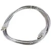 USB laidas MicroConnect USB-A - USB-A 0,5 m skaidrus (USBAAF05T)