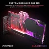 PHANTEKS Glacier G40 RTX 4090 Waterblock with Backplate for MSI, D-RGB – juodas