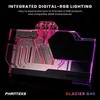 PHANTEKS Glacier G40 RTX 4090 vandens blokas su galine plokšte, skirtas MSI, D-RGB &amp; juodas