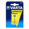 Varta Super Heavy Duty 9V 6F22 baterija, 1 vnt.