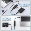 Vention USB2.0 to USB2.0 x 4 Hub su maitinimo šaltiniu Juodas 0,15m
