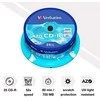 Verbatim CD-R AZO Crystal 0,7 GB, 52 x, 25 Pakuotės velenas