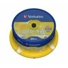 VERBATIM 25x DVD+RW SERL 4,7GB 4x Spindel matt sidabrinis paviršius