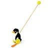 Medinis stumiamas žaislas Viga Toys Pingvinas