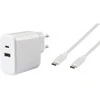 Vivanco įkroviklis USB-C – USB-A 65W 1m (62773)