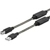 USB kabelis VivoLink USB-A - mikro B 5 m juodasis (PROUSB5)
