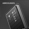 Kietasis diskas Sandisk WD Juodas P10 žaidimų diskas USB3.2 Gen1 2TB, skirtas Xbox Series X/S, juodas