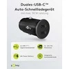 Įkroviklis automobilis 2x USB-C PD 3A 30W Goobay