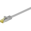 Goobay 15m RJ45 pataisinis kabelis CAT 6A S/FTP (PiMF), 500 MHz, su CAT 7 neapdorotu kabeliu, pilkas LSZH, be halogenų, varinis