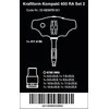 Terkšlinis T formos atsuktuvas su galvutėmis, 9vnt 6-13mm Wera Kraftform Kompakt 400 RA