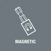 Universalus magnetinis laikiklis WERA 899/4/1 1/4" 75mm