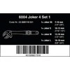 Terkšlinių savaime užsifiksuojančių raktų komplektas 4vnt (XS/S/M/L) Wera Joker 6004, Set 1, 7-19mm.
