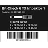 „Wera Bit-Check 6 TX Impaktor 1“.