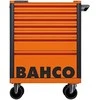Įrankių vežimėlis Bahco E72, 7 stalčiai, 693x510x955mm oranžinis