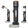 WORX daugiafunkcinė LED lempa, 20V, 120–510 liumenų, WX027.9