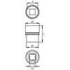 YATO NASADKA DWUNASTOKĄTNA 1/2" DŁUGA 32mm