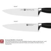 Zwilling Zwilling Twin Four Star ll duonos peilis, 20 cm juodas