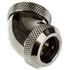 Bitspower Multi-Link adapteris 60 laipsnių 12mm OD iki 12mm OD kietas vamzdelis - blizgus juodas
