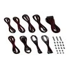 CableMod Classic ModMesh C-Series Cable Kit Corsair RMi & RMx – juodas/blood red