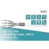 Digitus Assmann CAT.7 S / FTP ĮRENGINIAI CABLE / 305MBOX600MHZLSZH-3RAL9003