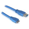 Sonstige Delock USB 3.0 A tipo į USB 3.0 Micro B tipo jungtį, 3 m, mėlynas