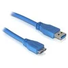 Sonstige Delock USB 3.0 A tipo į USB 3.0 Micro B tipo jungtį, 3 m, mėlynas