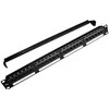 GEMBIRD NPP-C624CM-001 Gembird 19 patch panel 24 port 1U cat.6 su galinio kabelio valdymu, juodas