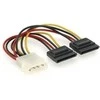 GEMBIRD CC-SATA-PSY2 Molex lizdas - Molex kištukas + nuoseklusis ATA maitinimo kabelis