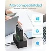 Icy Box Raidsonic | Ledinė dėžė | IB-1121-U3 prijungimo stotis, skirta 1x 2,5"/3,5" SATA I/II/III, USB 3.2 Gen 1, maitinimo šaltinis
